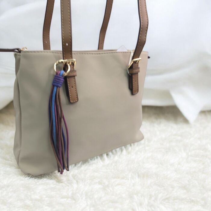 Bolso impermeable Berta taupe - Imagen 3