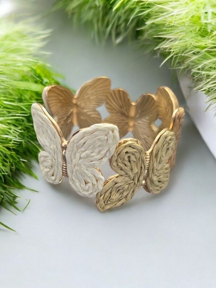 Pulsera rígida Mariposas