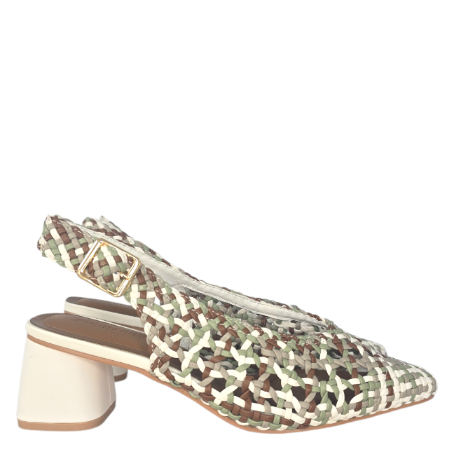 M.5002 Zapato trenzado tacón medio