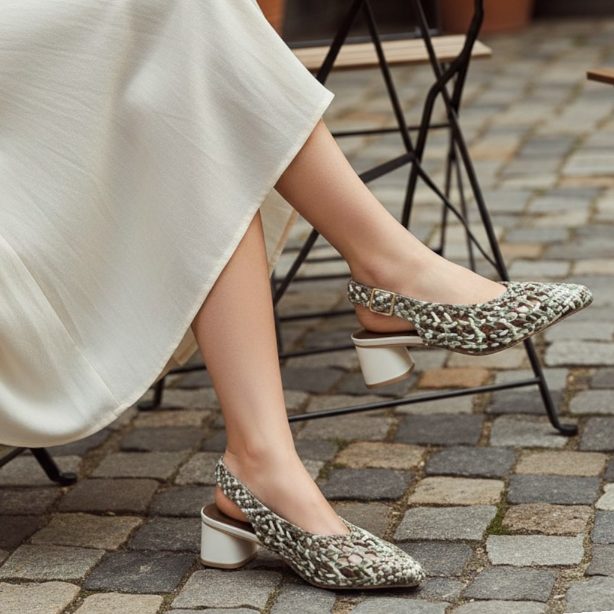 M.5002 Zapato trenzado tacón medio - Imagen 3